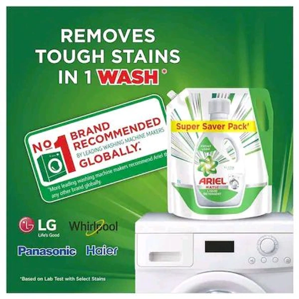 Ariel Matic Front Load Liquid Detergent Refill Pouch 2 L