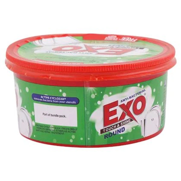 Exo Touch & Shine Anti-Bacterial Dishwash Bar 700 g (Pack of 2) (Free scrubber)