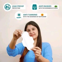 everteen XL Sanitary Pads with Neem & Safflower, Cottony-Dry Top Layer for Women- 3 Pack (60 Pads)