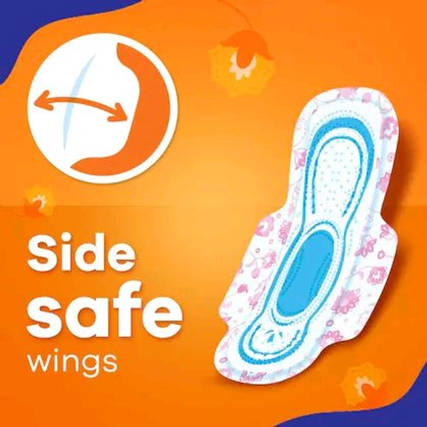 JINE2LIFE Ultra Regular Soft XL Sanitary Napkin Pads with Dry Top Layer for Women,Anti bacterial Sanitary Pads With Gel Technology(60 Pads, 280mm Each)