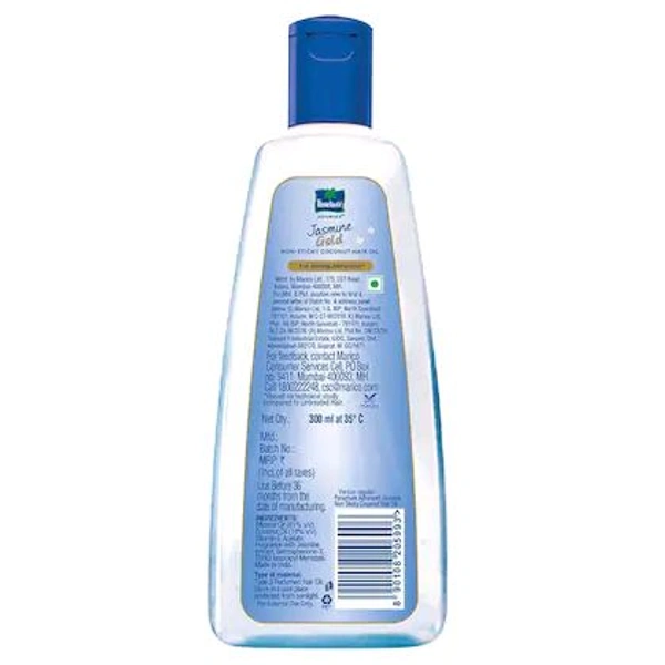 Parachute Advansed Jasmine Gold Coconut Non-Sticky Hair Oil 300 ml