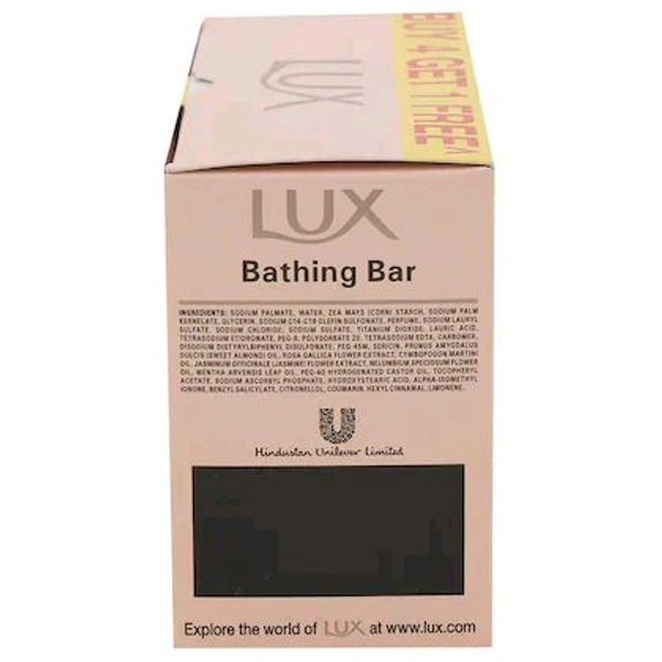 Lux Jasmine & Vitamin E Velvet Glow Skin Soap Bar 150 g (Buy 4 Get 1 Free)