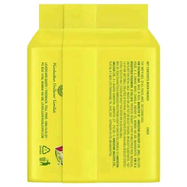 Vim Extra Anti Smell Pudina Dishwash Bar 190 g (Buy 4 Get 1 Free)