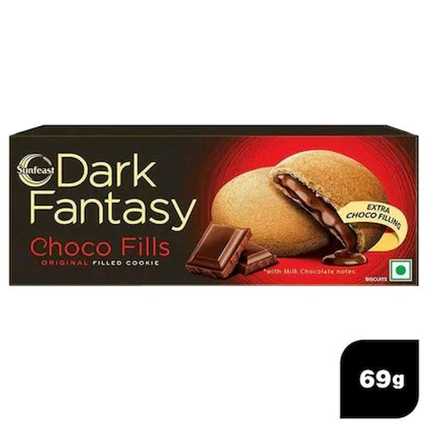 Sunfeast Dark Fantasy Choco Fills Cookie 69 g