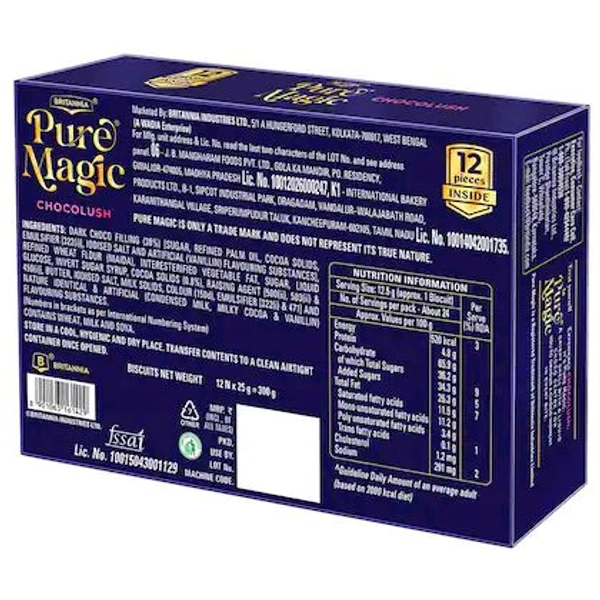 Britannia Pure Magic Chocolush Cookies 300 g