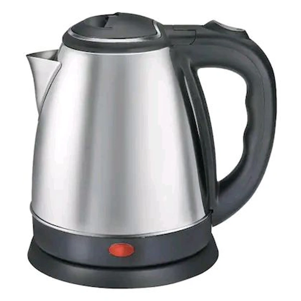Prestige PKOSS 1.5L 1500W Stainless Steel Electric Kettle, Single-Touch Lid Locking, 360 Degree Swivel Base, Silver