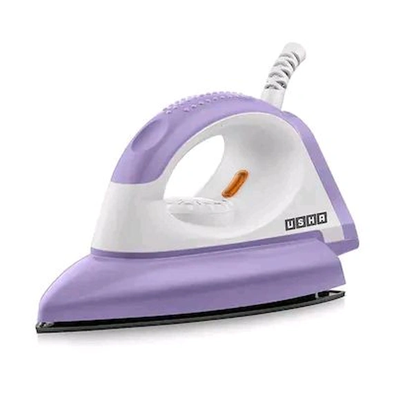Usha Armor AR1100WB, 1100 Watts, Dry Iron, Lightweight Body, Non-stick Soleplate, Overheat Safety Protection, Purple
