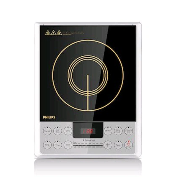 Philips PHILIPS HD4929 2100 Watts Induction Cooktop, High heating efficiency, Black