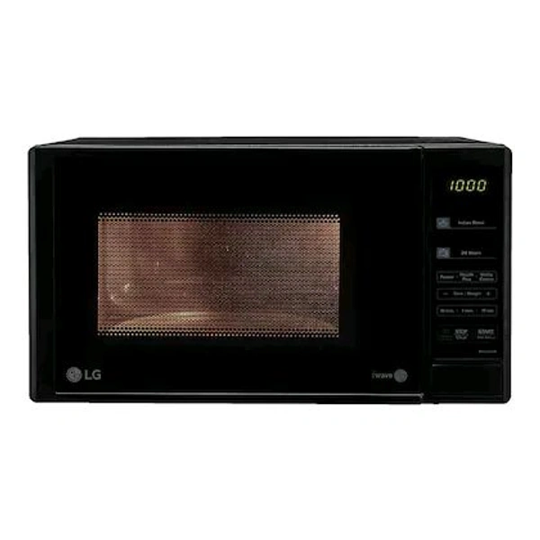 LG MS2043DB, 20 Litres, 700 Watts Solo Microwave Oven with 44 Auto Cook Menu, Black