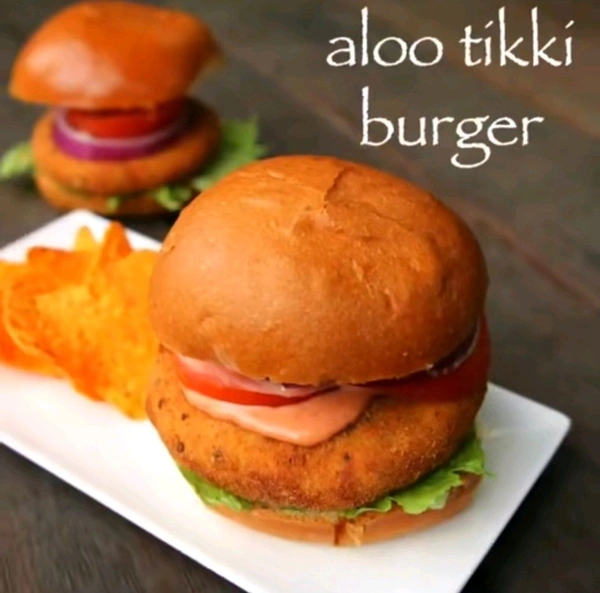 Aloo Tiki Burger - 1pieces