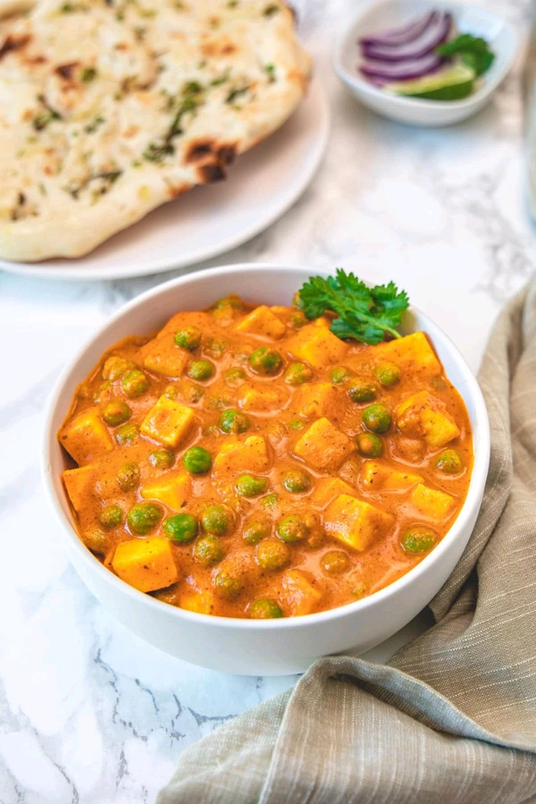 Matar Paneer Curry