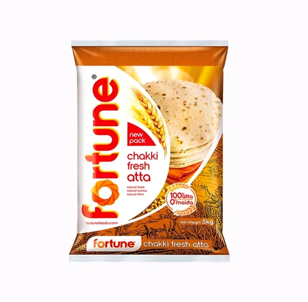 Fortune Chakki Fresh (100% Atta, 0% Maida) Atta (10 kg) - 10.kg
