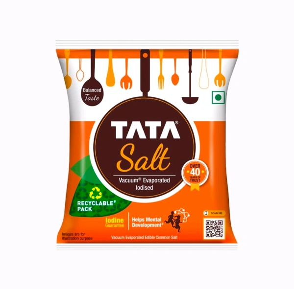 Tata Salt (Vacuum Evaporated lodised) 1.Kg - 1kg