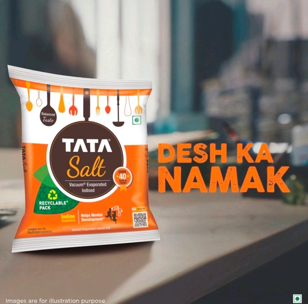 Tata Salt (Vacuum Evaporated lodised) 1.Kg - 1kg