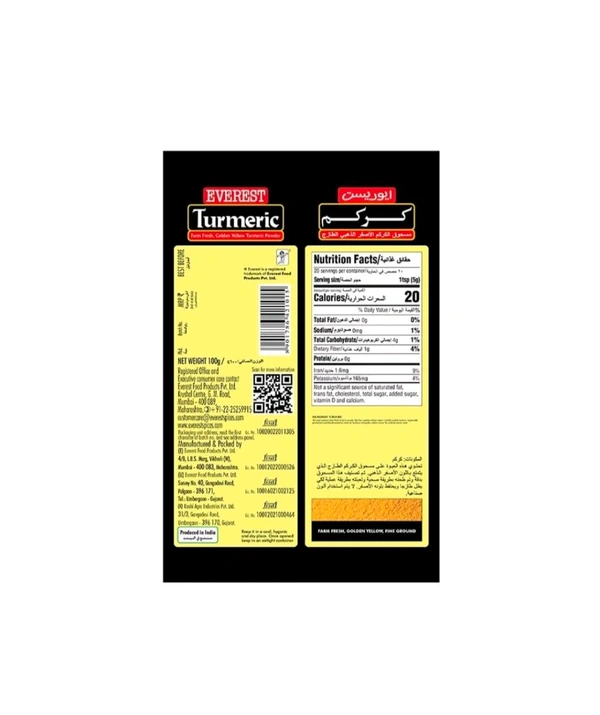 Everest Turmeric Powder/Haldi (100g) - 100g
