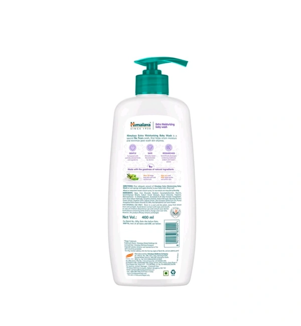 Himalaya Extra Moisturizing Baby Wash - 400ml