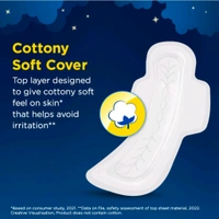 Stayfree Secure Nights Sanitary Pads - Pack of 2 - 2x40 Units