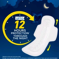 Stayfree Secure Nights Sanitary Pads - Pack of 2 - 2x40 Units