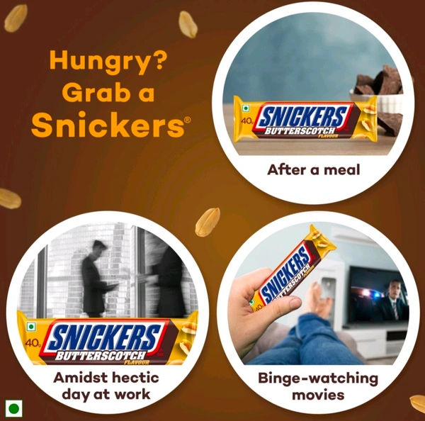 Snickers Butterscotch Filled Bar - 40.gm
