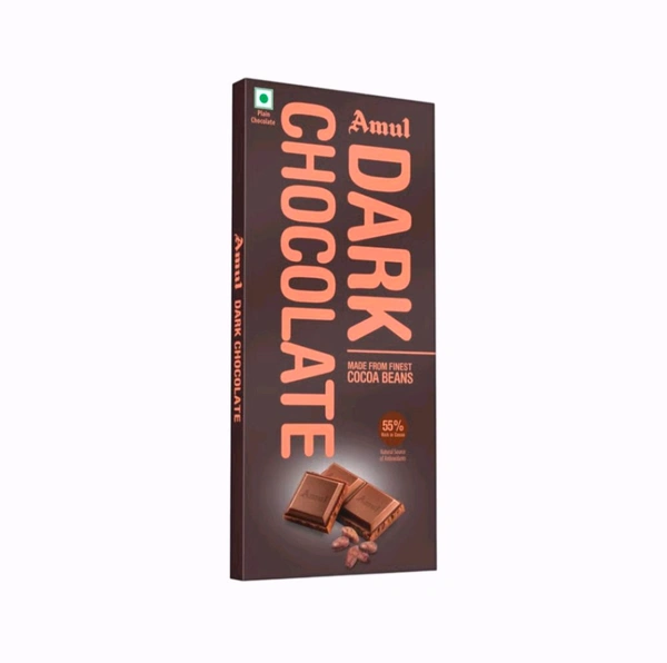 Amul 55% Cocoa Dark Chocolate Bar - 150g