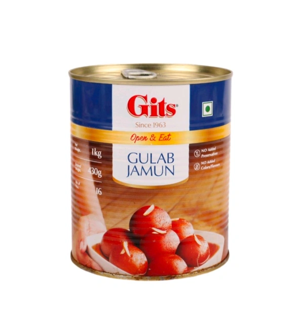 Open & Eat Gulab Jamun by Gits - 1.Kg