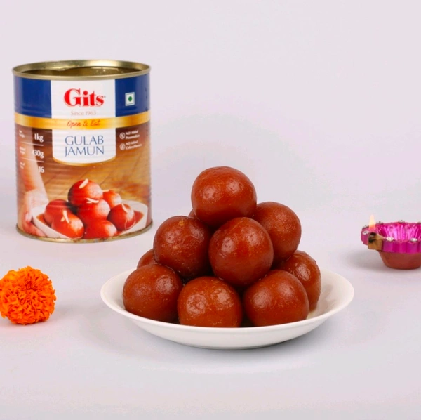 Open & Eat Gulab Jamun by Gits - 1.Kg