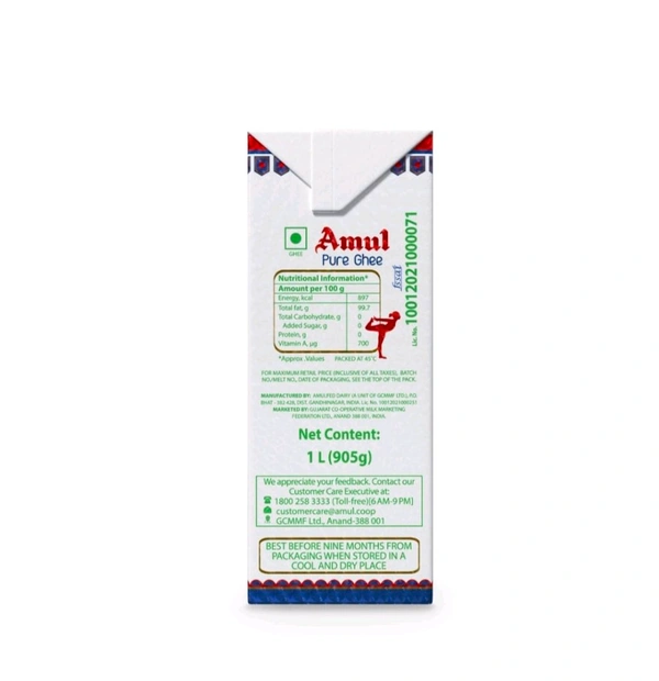 Amul Pure Ghee - 1ltr