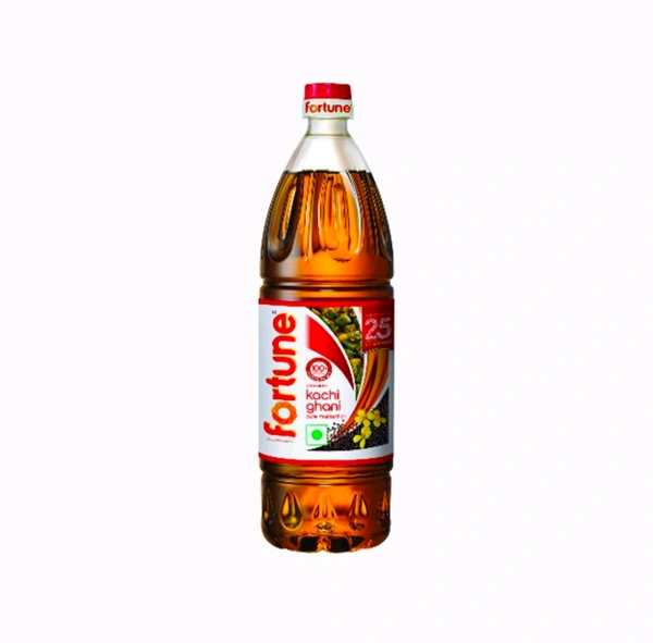 Fortune Premium Kachi Ghani Pure Mustard Oil (910 g) - 910gm