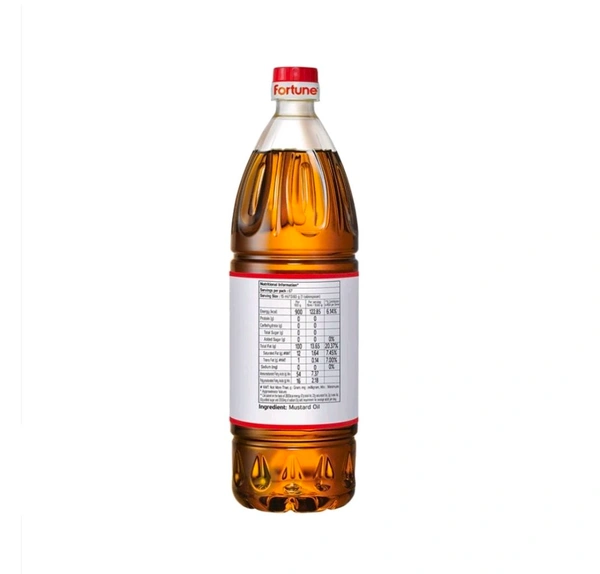 Fortune Premium Kachi Ghani Pure Mustard Oil (910 g) - 910gm