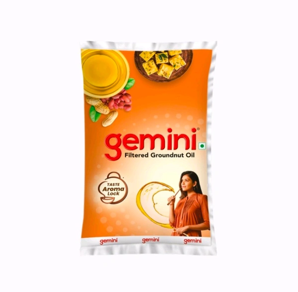 Gemini Filtered Groundnut Oil - 870gm