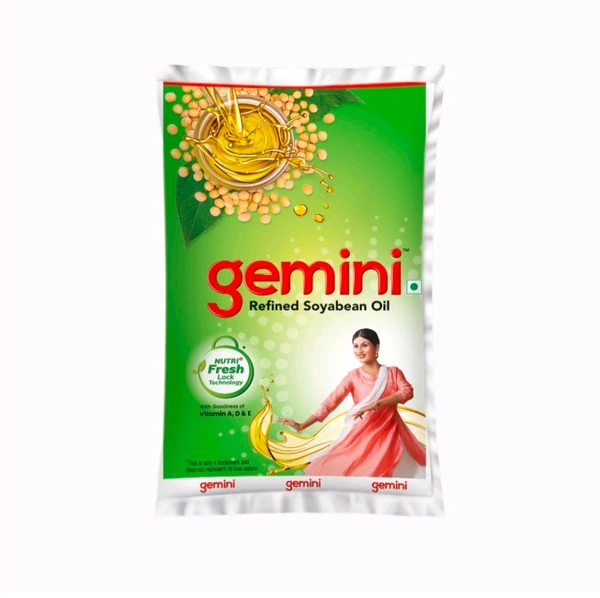 Gemini Refined Soyabean Oil - 870gm