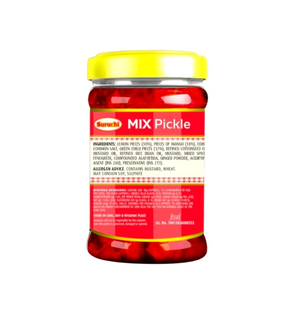 Suruchi Premium Mixed Pickle - 325g
