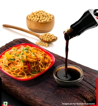 Ching's Secret Dark Soy Sauce Rich, Brown and Zesty + Red Chilli Sauce, Bold, Fiery & Aromatic + Green Chilli Sauce + Chilli Vinegar Combo - 210 g + 200 g + 190 g + 170 ml