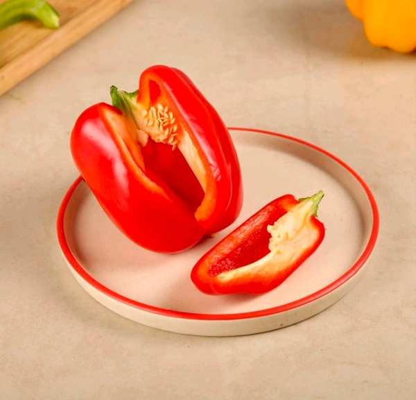 Red Bell Pepper (Lal Shimla Mirchi) - 250gm