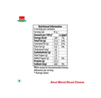Amul Blend Diced Cheese - 200g