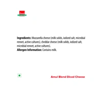Amul Blend Diced Cheese - 200g