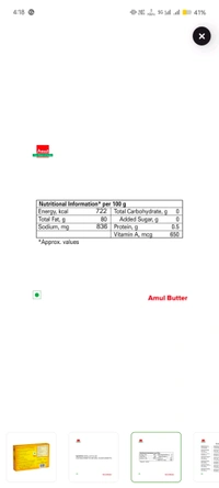 Amul Salted Butter - 100g
