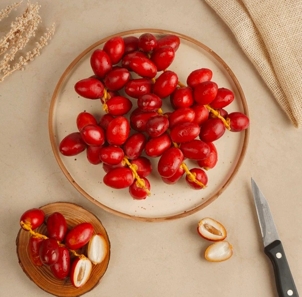 Fresh Red Dates (Laal Khajur) - 200gm