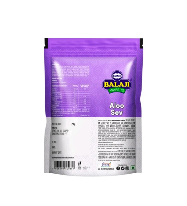 Balaji Aloo Sev Bhujia - 210g