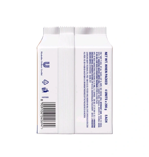 Surf Excel Stain Eraser Detergent Bar - 4x200.g