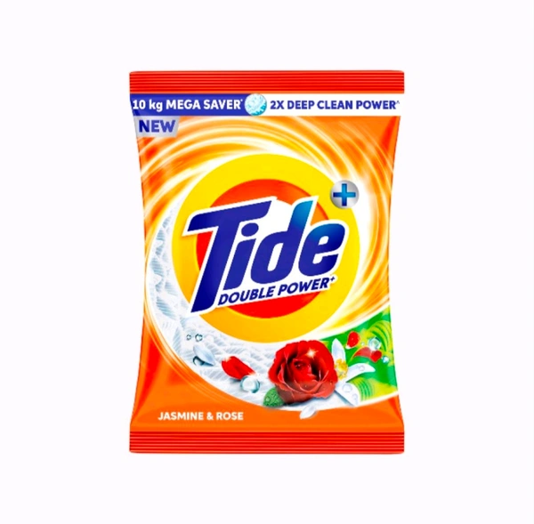 Tide Plus Double Power Washing Detergent Powder (Jasmine & Rose) - 8.kg