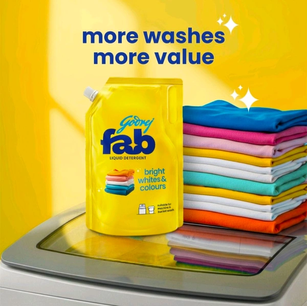 Godrej Fab Liquid Detergent Refill - 2 Itr