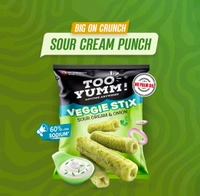 Too Yumm Veggie Stix Sour Cream & Onion Crisps - 2 x 75 g