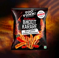 Too Yumm Bhoot Karare Spicy Chilli Crisps Snack - 2 x 67 g