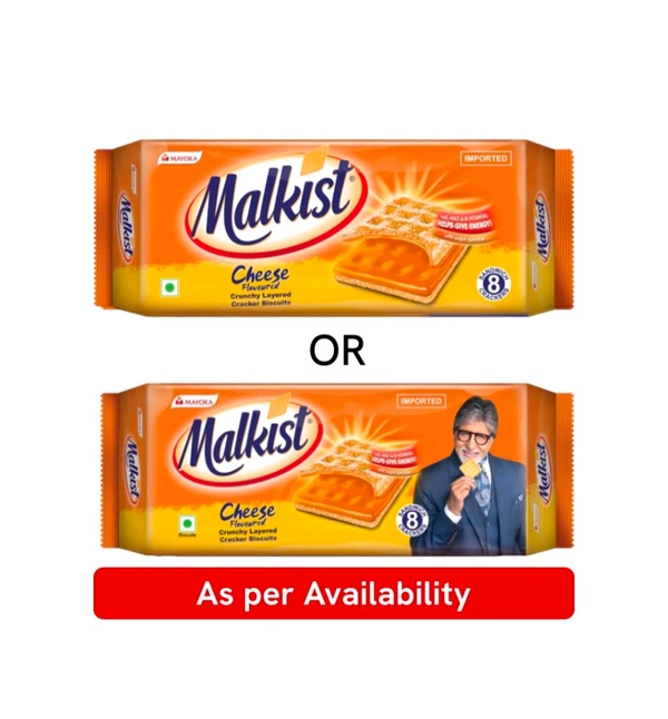 Malkist Cheese Flavoured Cracker Biscuit - Family Pack - 144 g