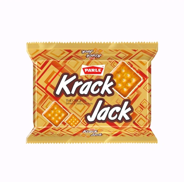 Parle Krackjack Crackers Sweet & Salty Biscuits - 176.4 g