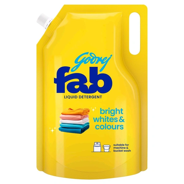 Godrej Fab Liquid Detergent Refill Pouch - 950.ml