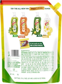 Vim Lemon Dishwash Gel with Tropical Lemon Freshness - 900.ml