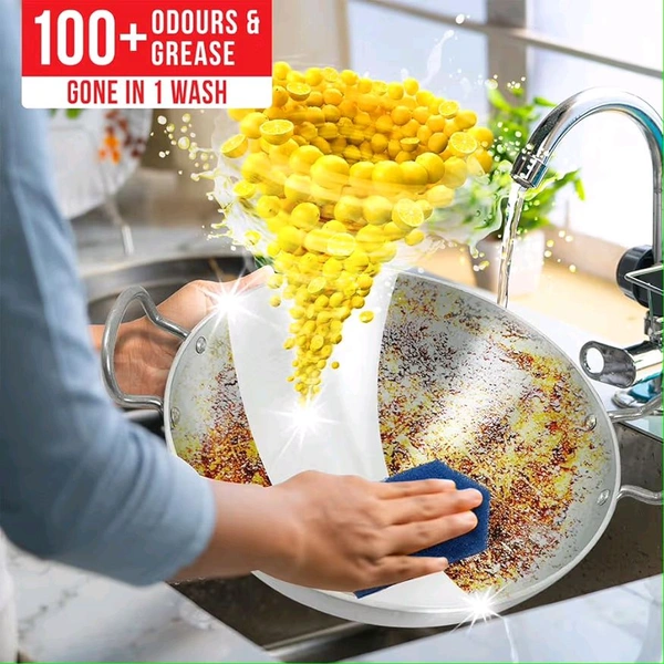 Vim Lemon Dishwash Gel with Tropical Lemon Freshness - 900.ml