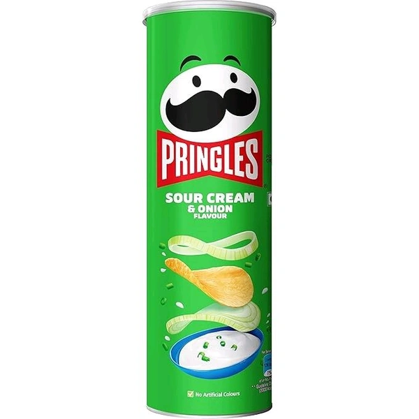 Pringles Sour Cream & Onion Potato Chips - 134 g 141 g
